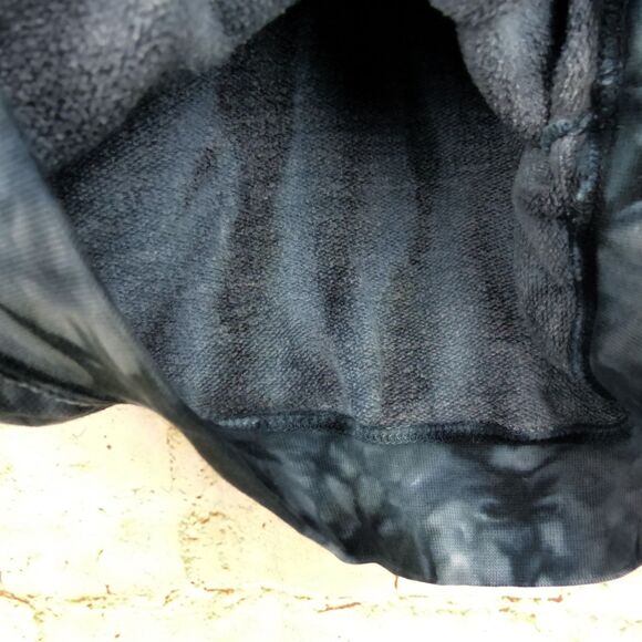 Colortone Rick & Morty Hoodie Mens S Blue Black Tie-Dye Graphic Pullover Sweater - Picture 12 of 12